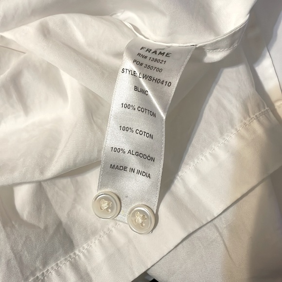 Frame Poplin Blouse - Picture 7 of 10